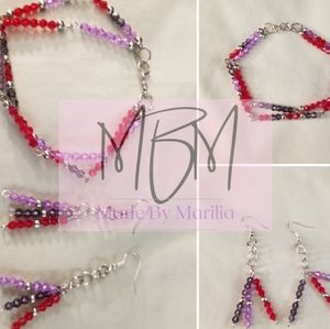 Handmade Bracelet and Earrings set